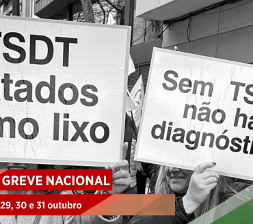 Greve Nacional 28, 29, 30 e 31 outubro
